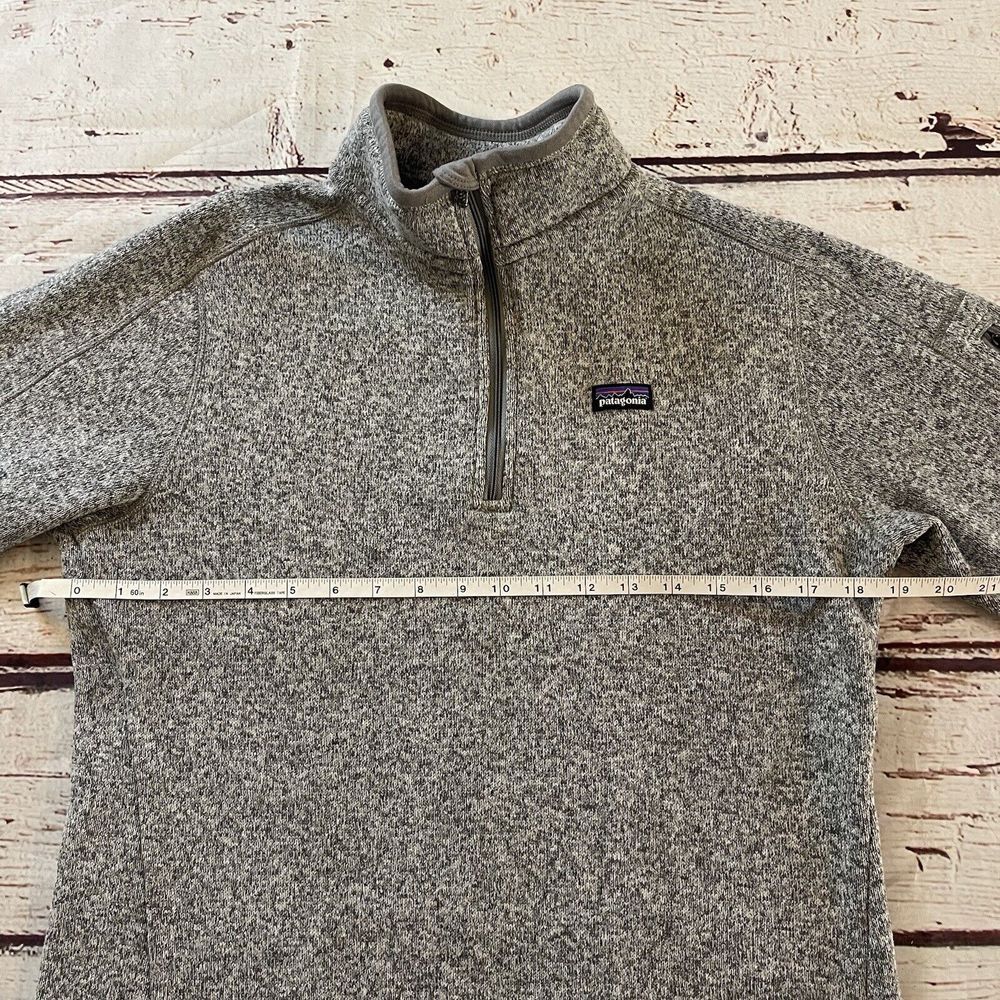 Patagonia Quarter Zip‎ Better Sweater Gray Woman's Size - Picture 6 of 11